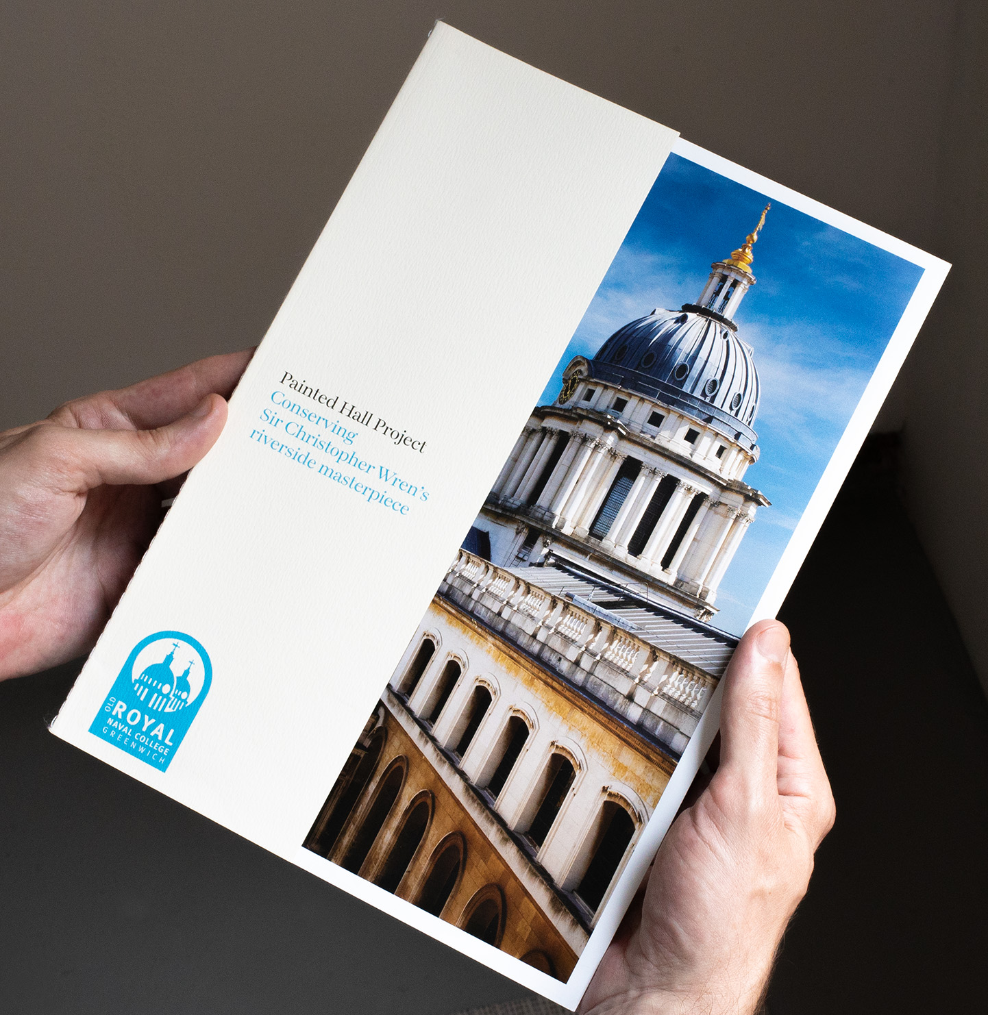 Fundraising brochure for the Painted Hall Project at the Old Royal Naval College