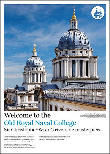 Poster for the Old Royal Naval College