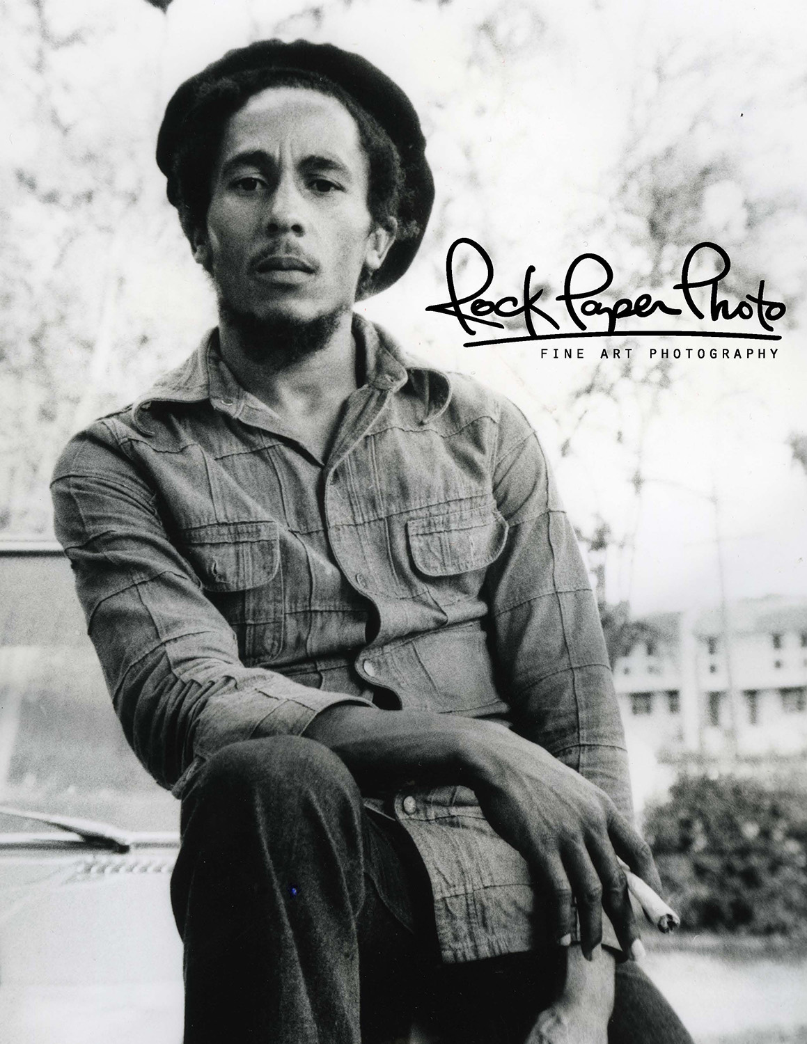 Cover of Rock Paper Photo catalog featuring Bob Marley