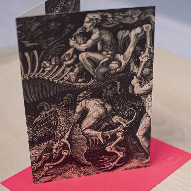 photo of the invitation to the exhibition